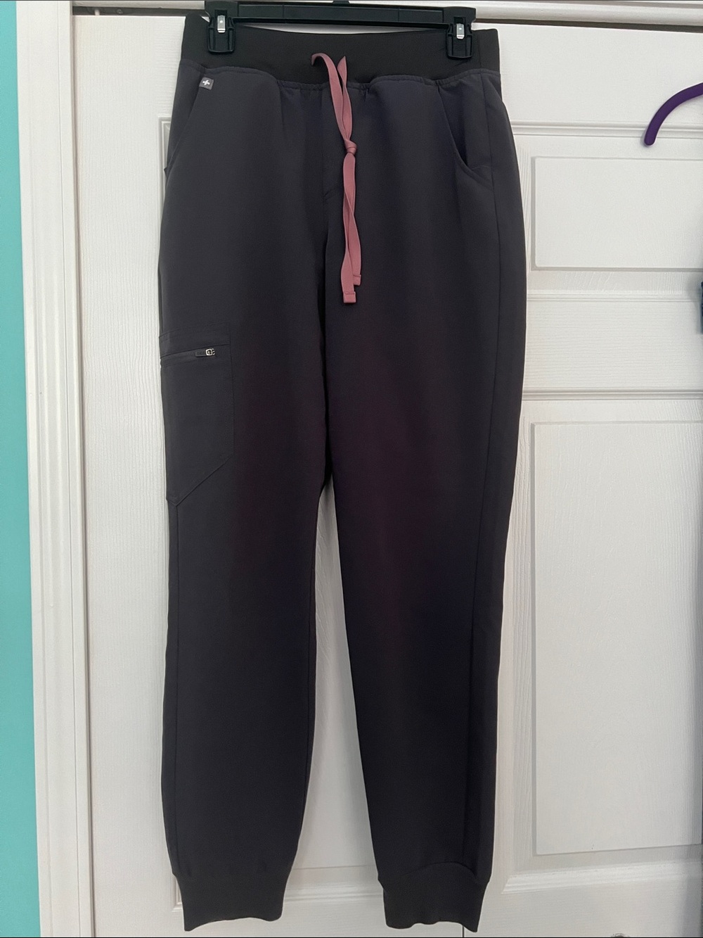 Charcoal FIGS High-Waisted Jogger